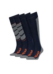 Горнолыжные носки Head Ski Socks (2 пары ) темно-синий с красным